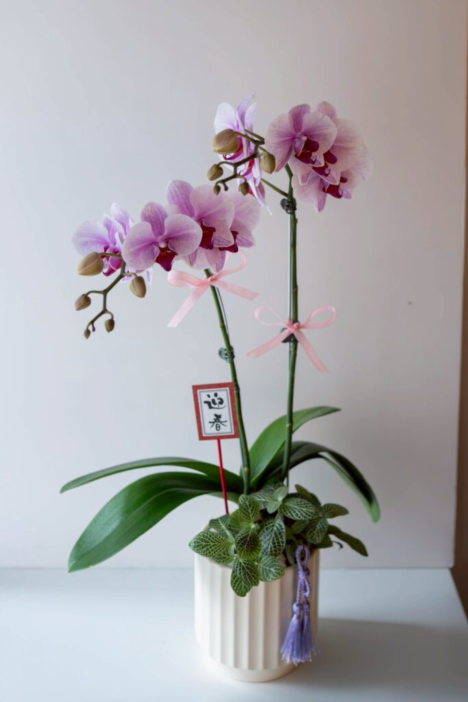 春節送禮推薦 2：蘭花盆栽（圖片來源：村家鮭女）